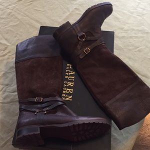 Ralph Lauren’s suede Bowen boots 👢